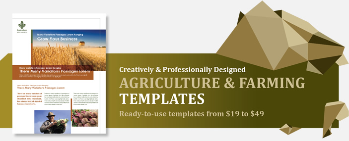 Professional Agriculture and Farming Templates