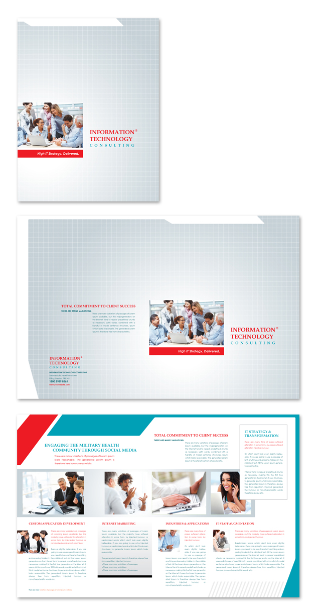 Information Technology Consultants Brochure Template