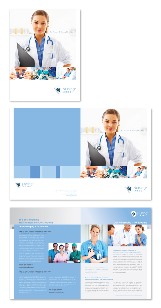 Nursing School Brochure Template