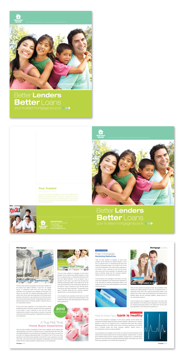 Mortgage Lenders Brochure Template