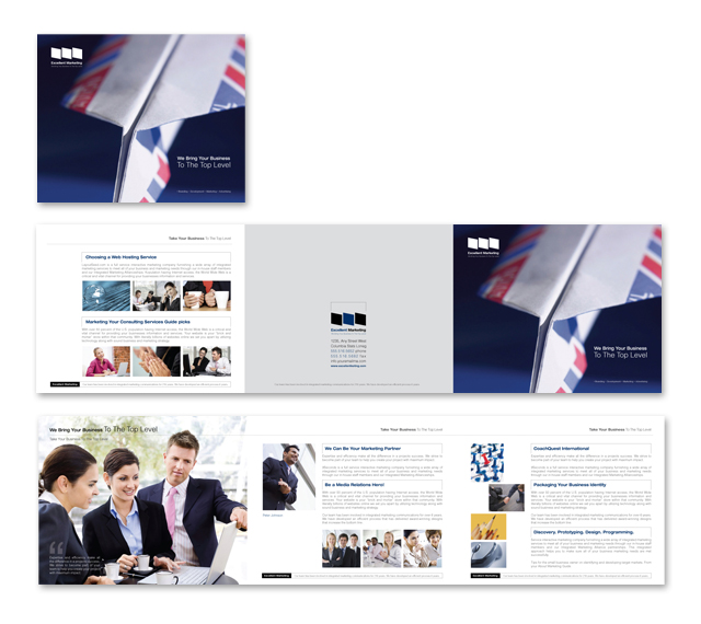 Marketing Consulting Brochure Template