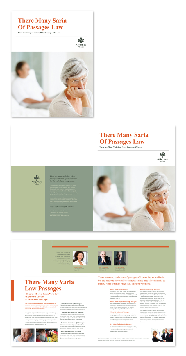Attorney at Law Brochure Template