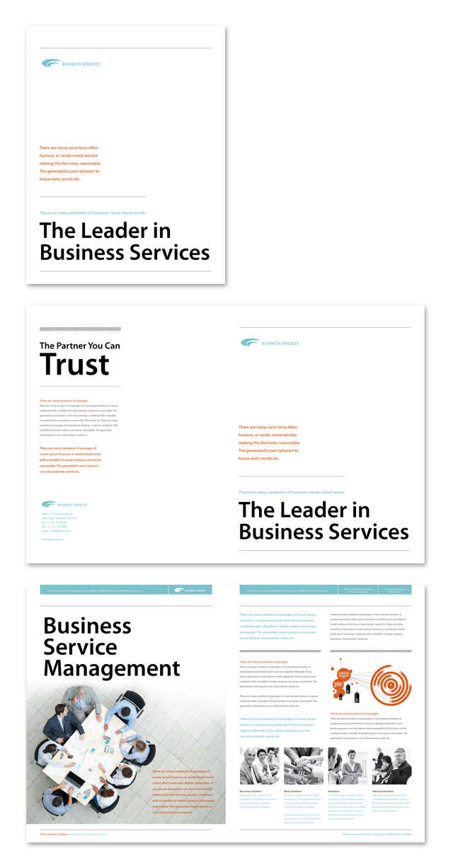Business Services Brochure Template