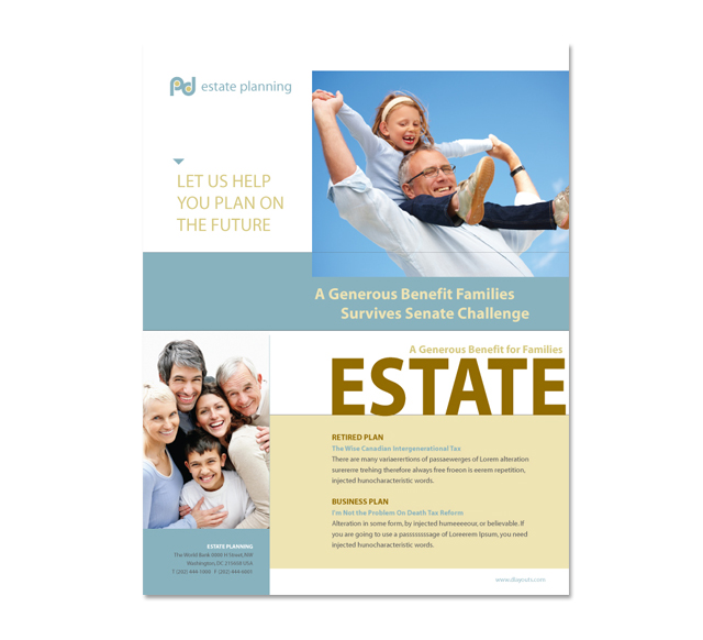 Estate Planning Flyer Template