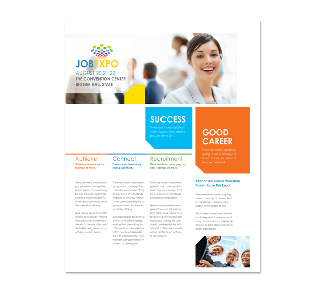 Career Fair Flyer Template