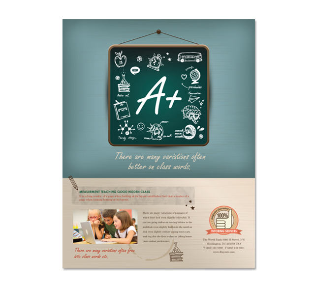 Tutoring Center Flyer Template