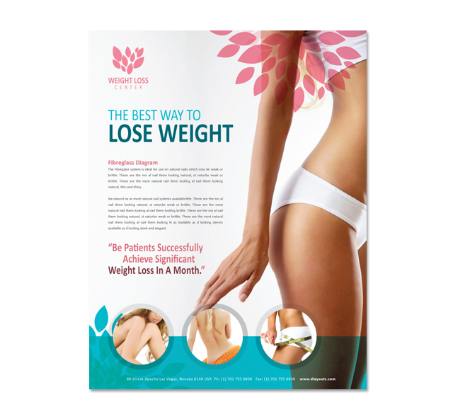 Weight Loss Center Flyer Template