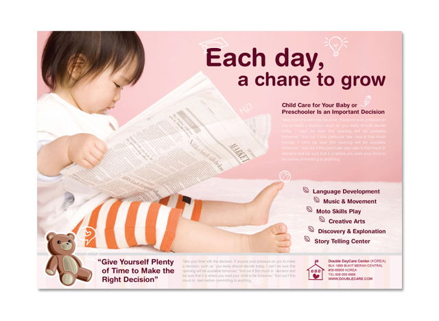 Baby & Child Day Care Flyer Template
