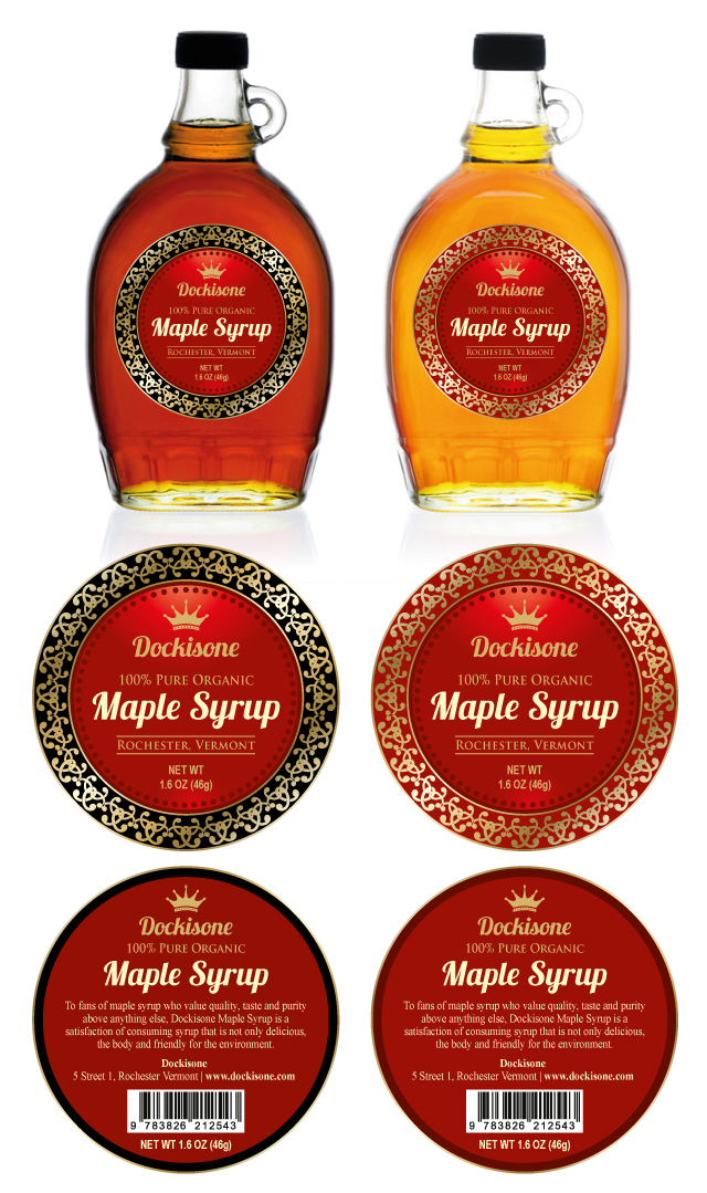 Maple Syrup Labels Template dLayouts Graphic Design Blog