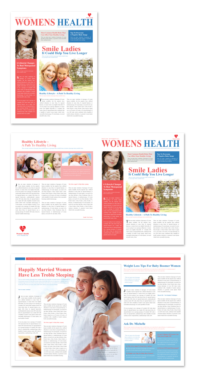 Women's Health Clinic Newsletter Template