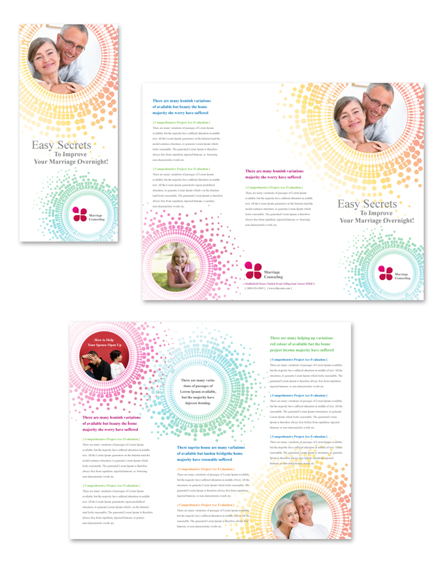 Marriage Counseling Tri Fold Brochure Template