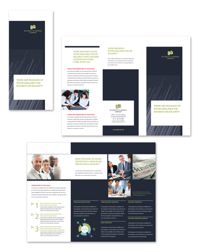 Business Planning Tri Fold Brochure Template