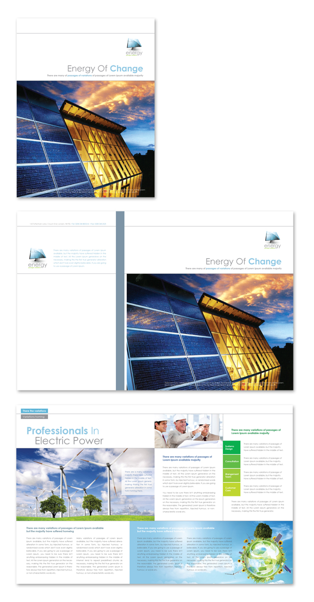 Renewable Energy Consulting Brochure Template