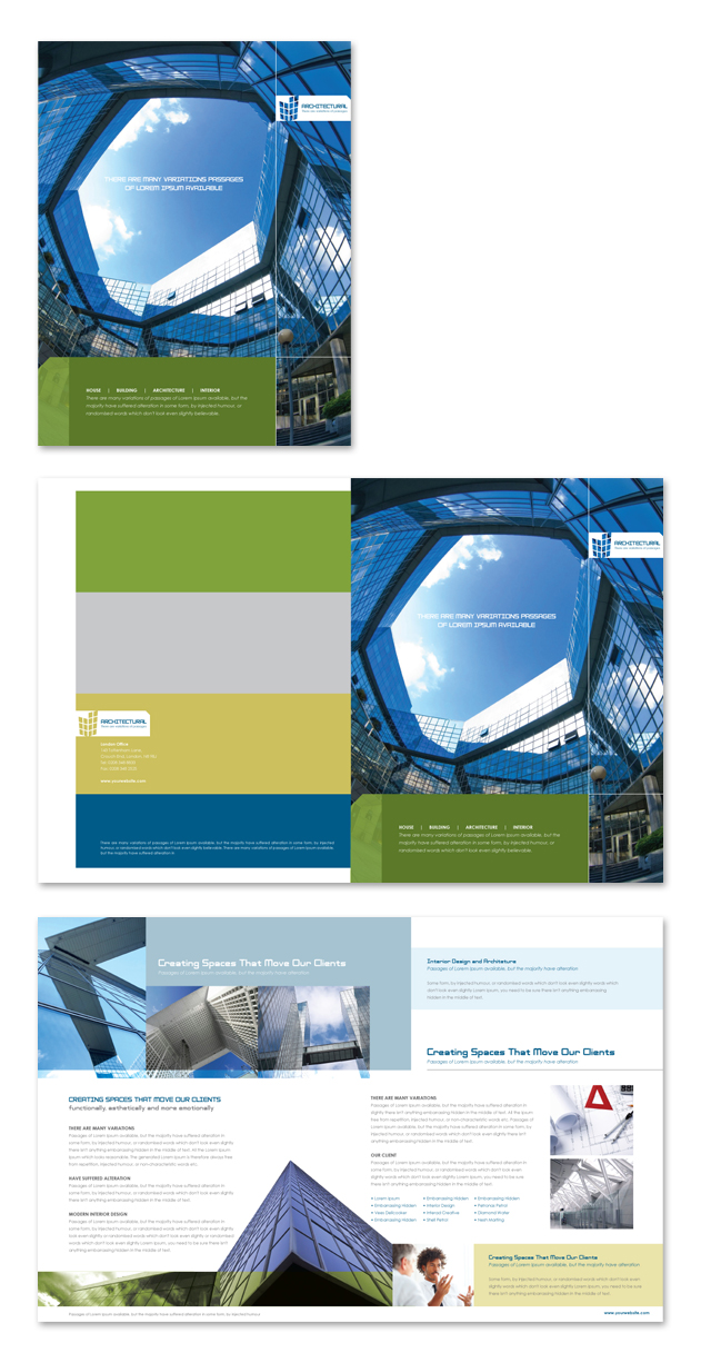 Architectural Firm Brochure Template