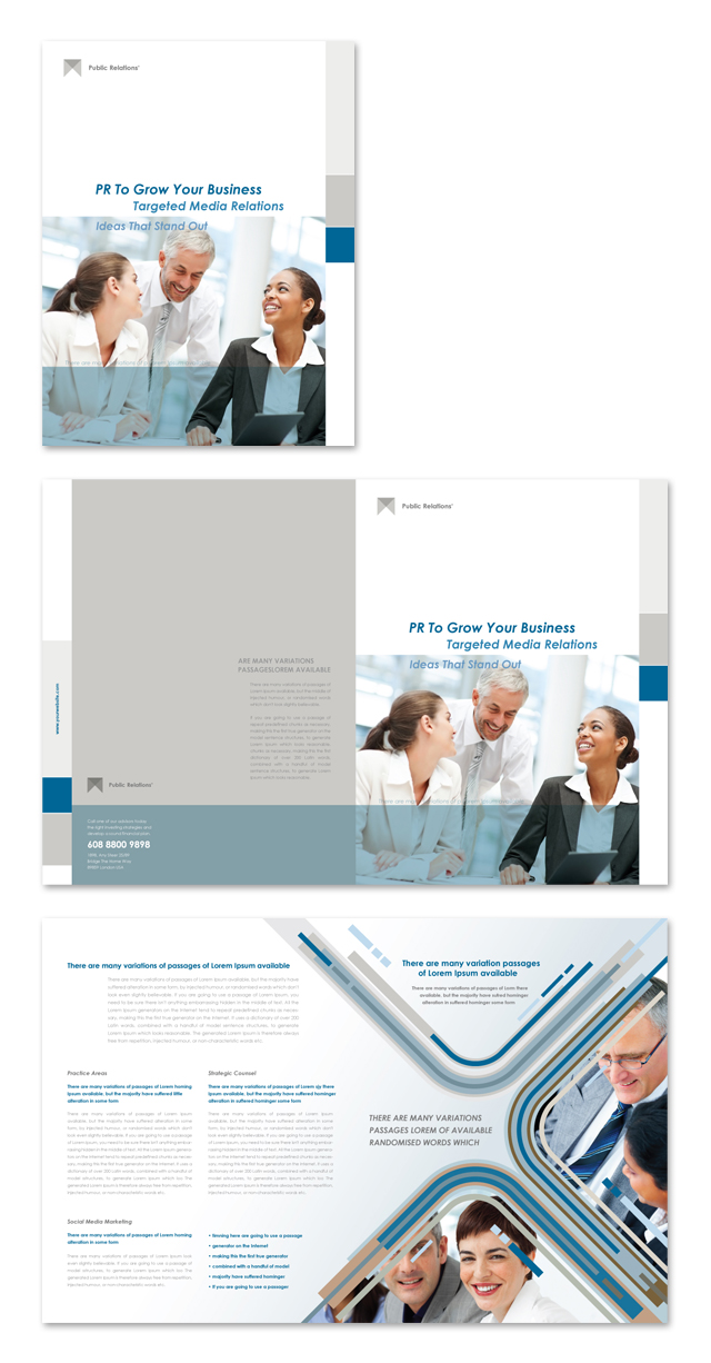 Public Relations Brochure Template