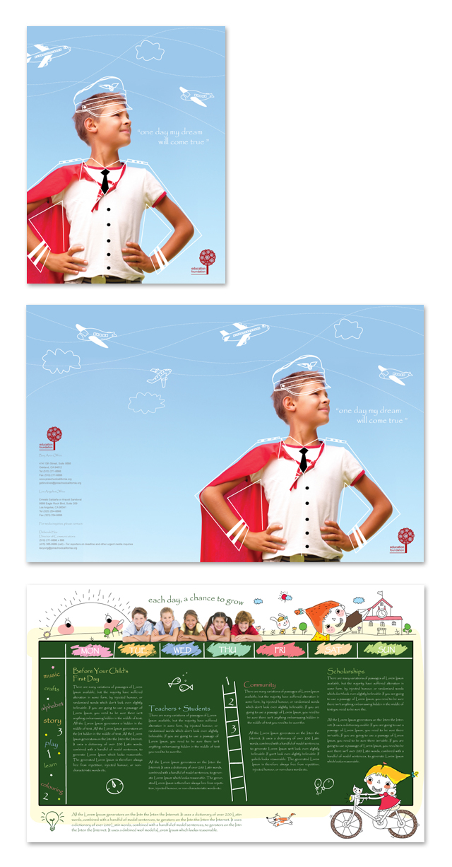 Education Foundation Brochure Template