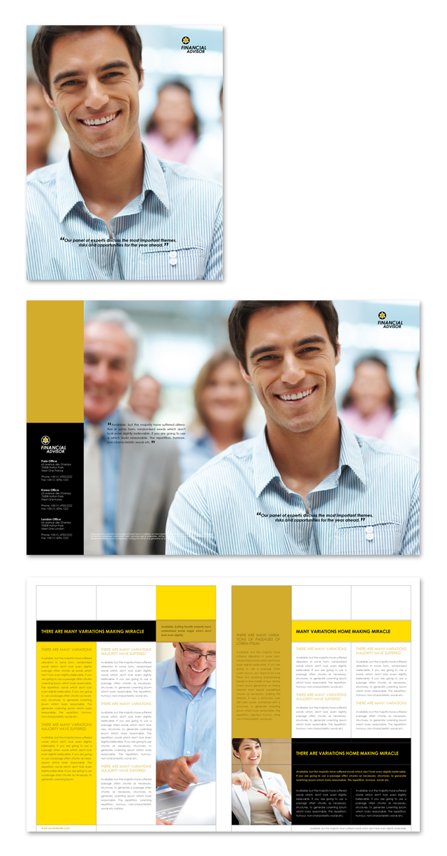 Financial Planner Brochure Template