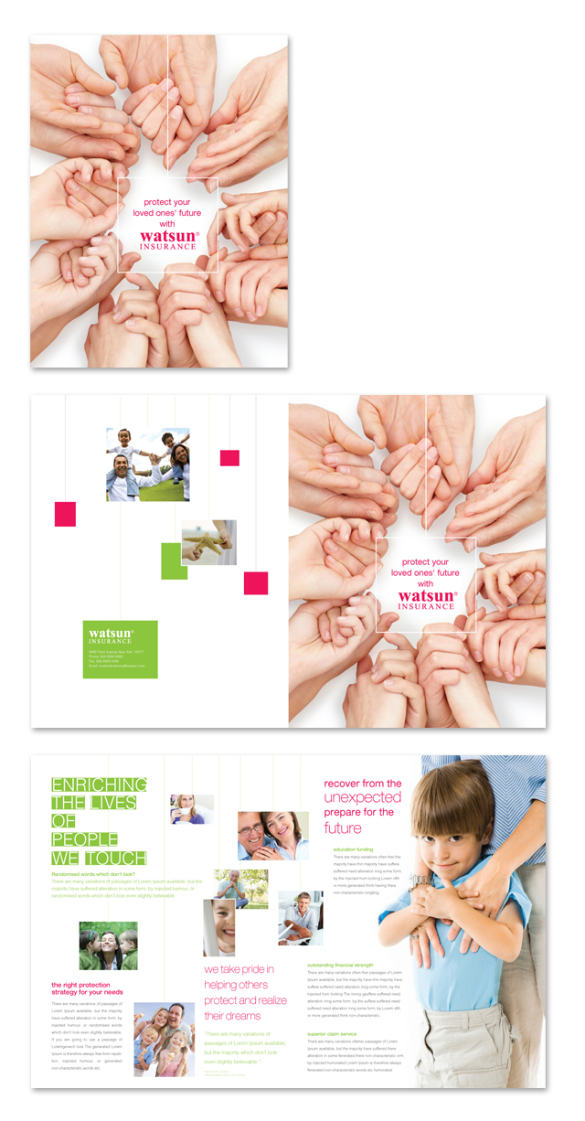Life Insurance Company Brochure Template
