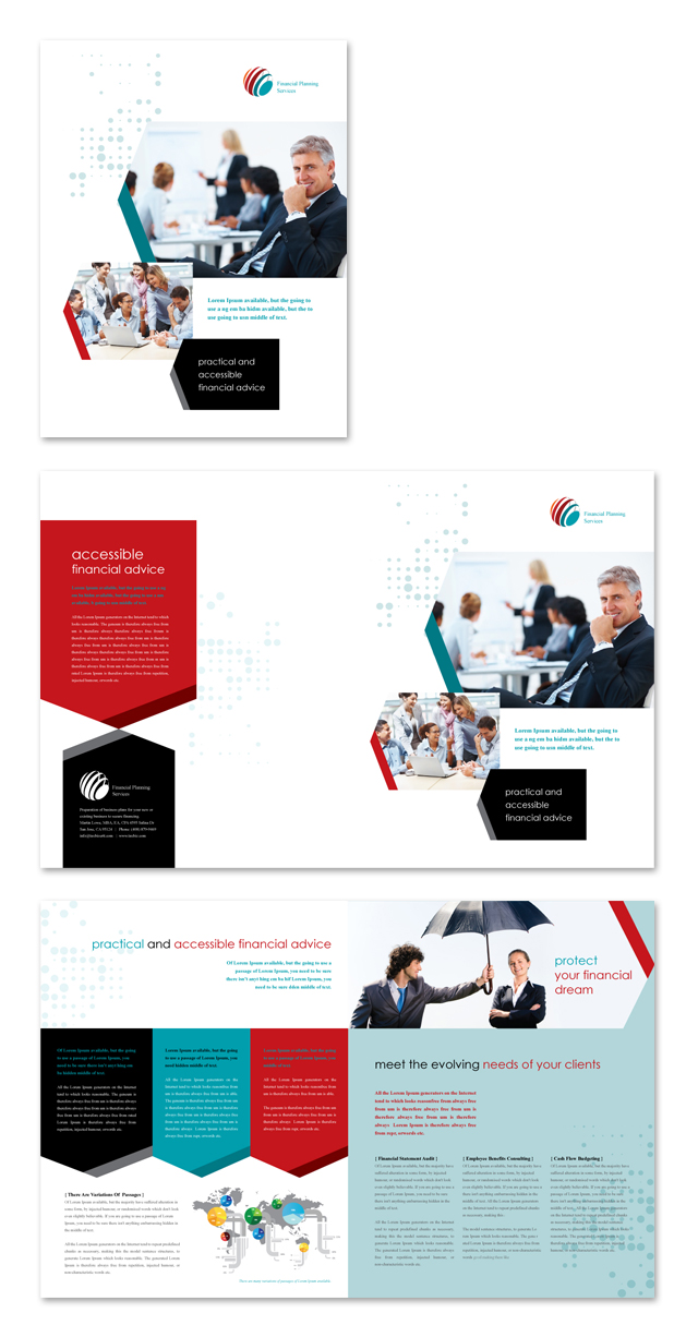 Financial Planning Brochure Template