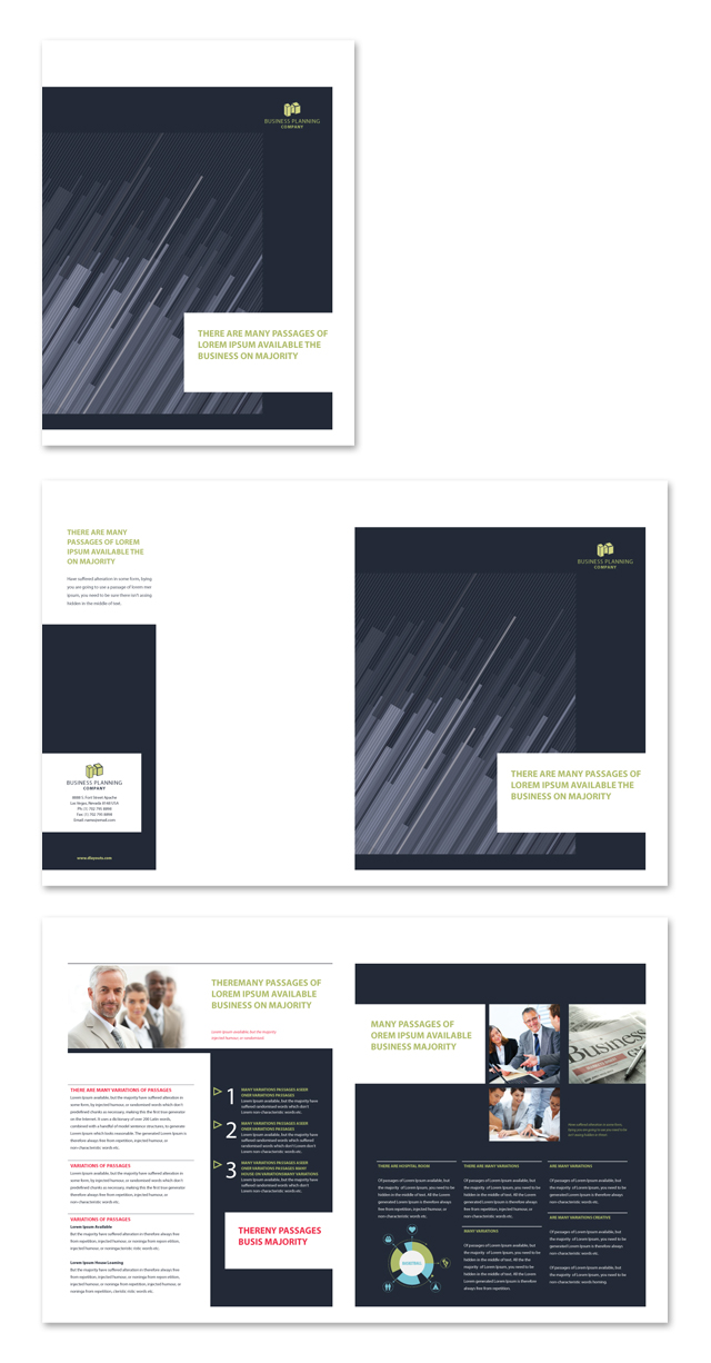 Business Planning Brochure Template