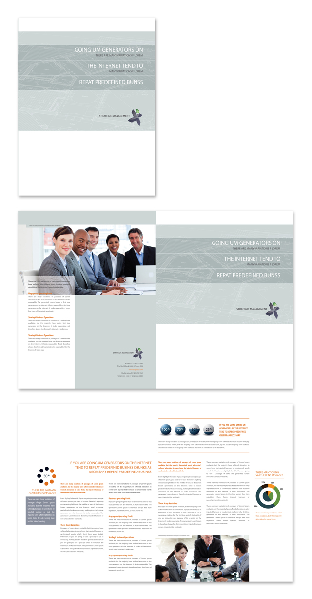 Strategic Management Brochure Template
