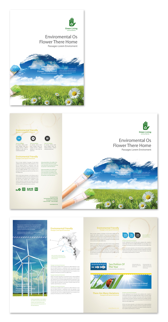 Environmental Groups Brochure Template