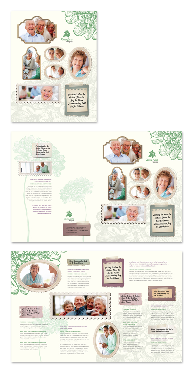 Home Care Brochure Template