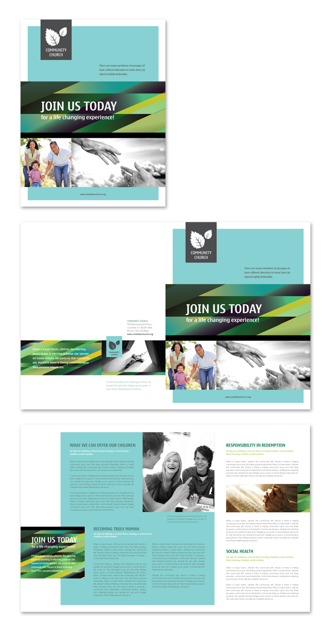 Christian Community Brochure Template