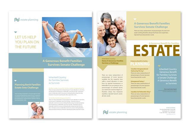 Estate Planning Datasheet Template