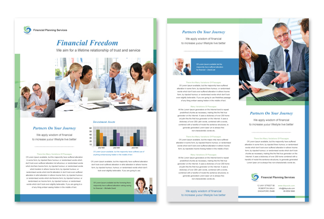 Financial Planning & Consulting Datasheet Template