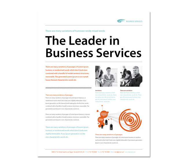 Business Services Flyer Template