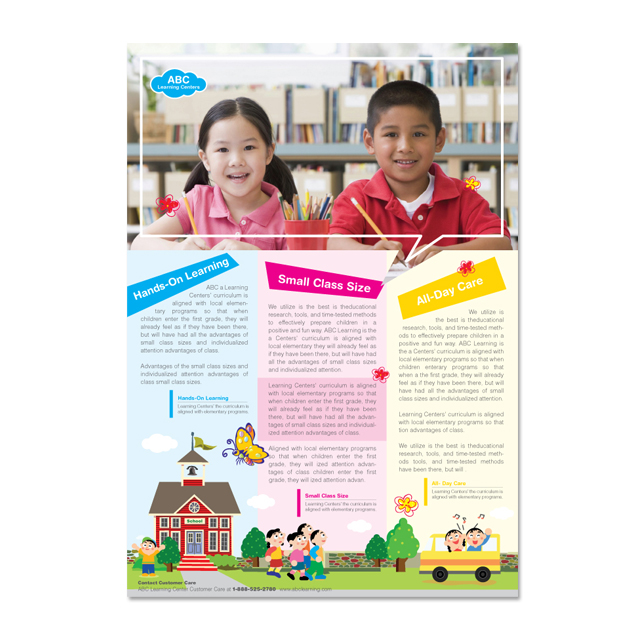 Learning Center & School Flyer Template