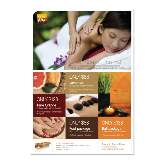 Beauty Spa Flyer Template