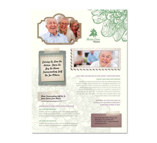 Home Care Flyer Template