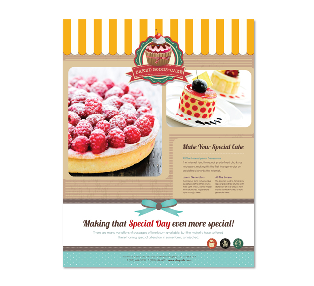 Cakery Flyer Template