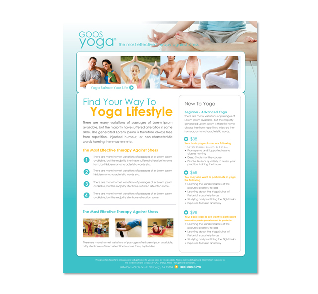 Yoga Studio Flyer Template