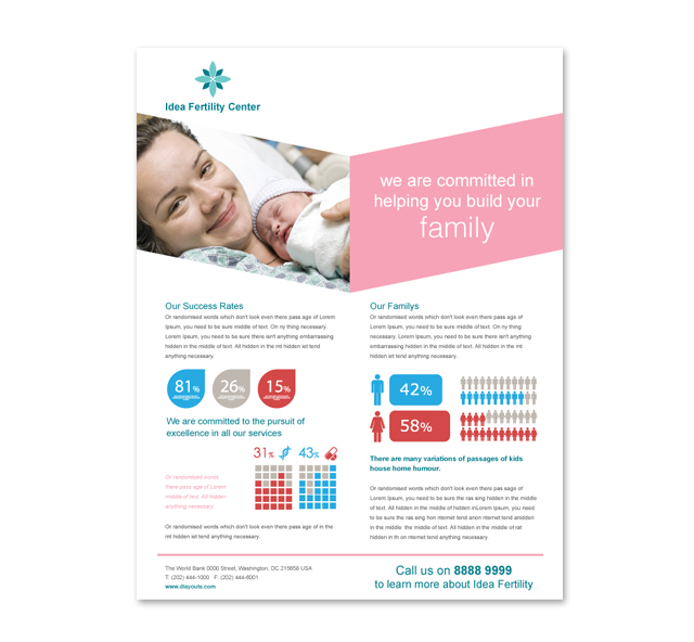 Fertility Hospital Flyer Template