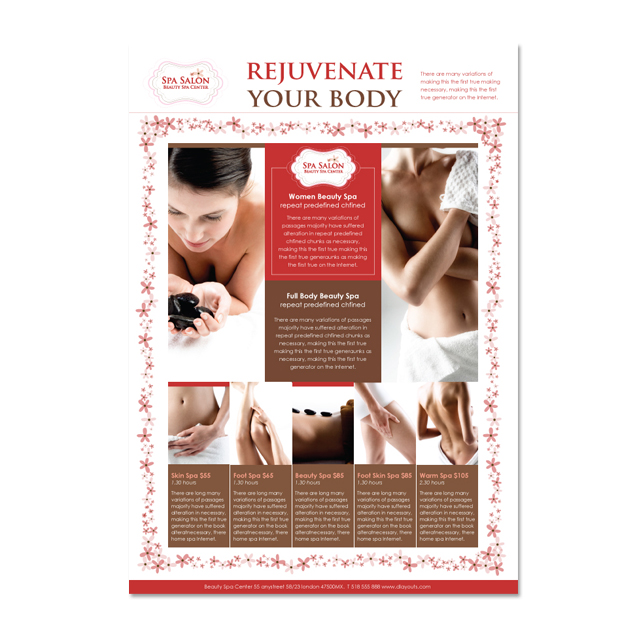 Beauty Salon Flyer Template