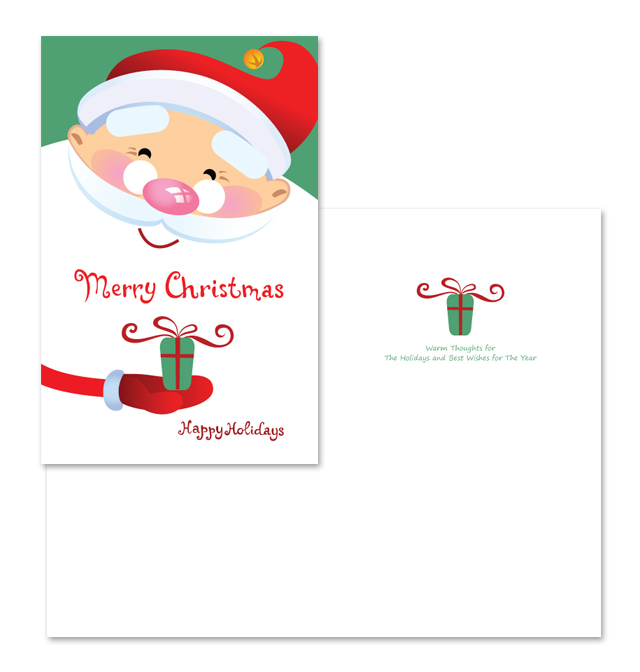Santa Claus Greeting Card Template