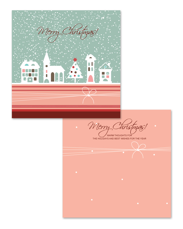 Christmas Greeting Card Template