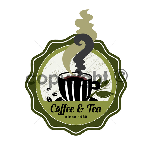 Coffee & Tea Cafe Logo Template