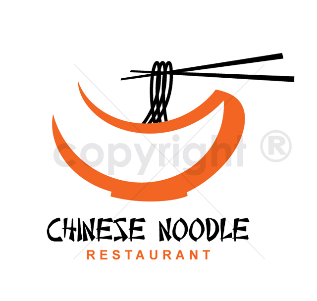 Chinese Noodle Restaurant Logo Template