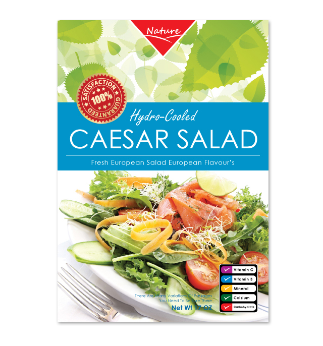 Caesar Salad Label Template