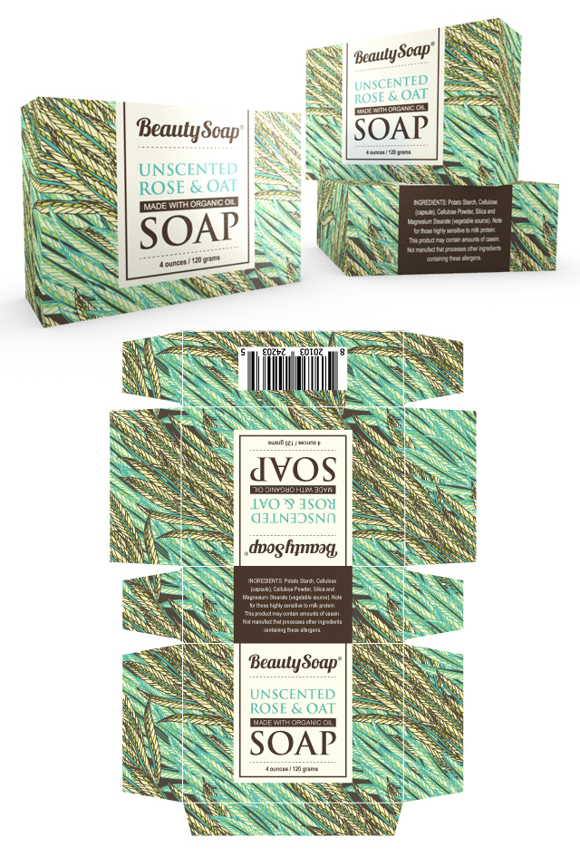 Organic Soap Packaging Template