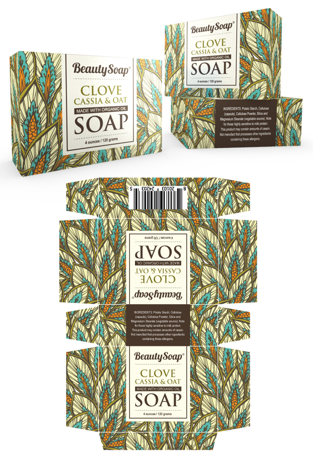 Organic Soap Packaging Template