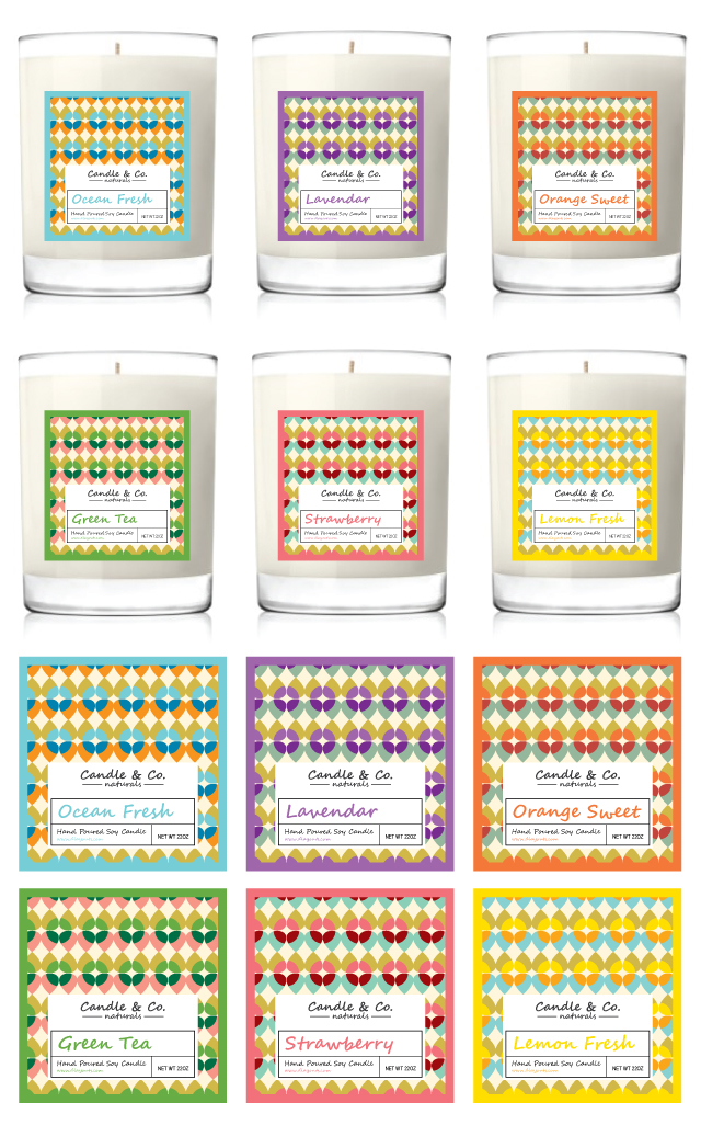 Handmade Soy Candles Label Template