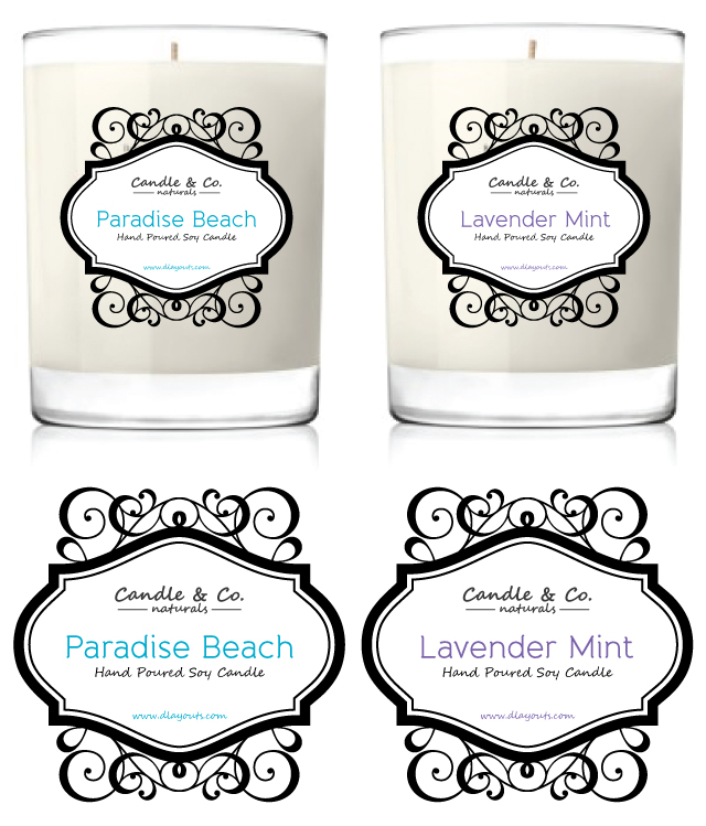 Handmade Soy Candles Label Template