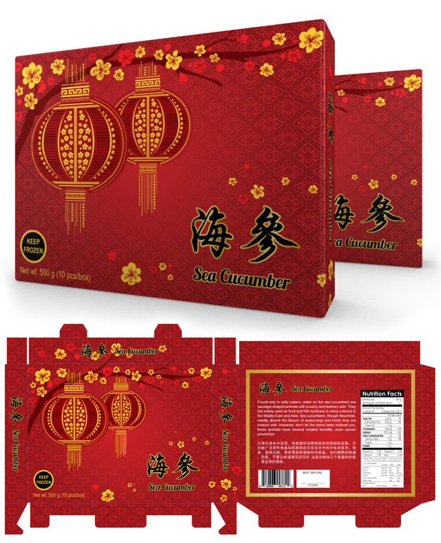 Chinese New Year Food Packaging Template