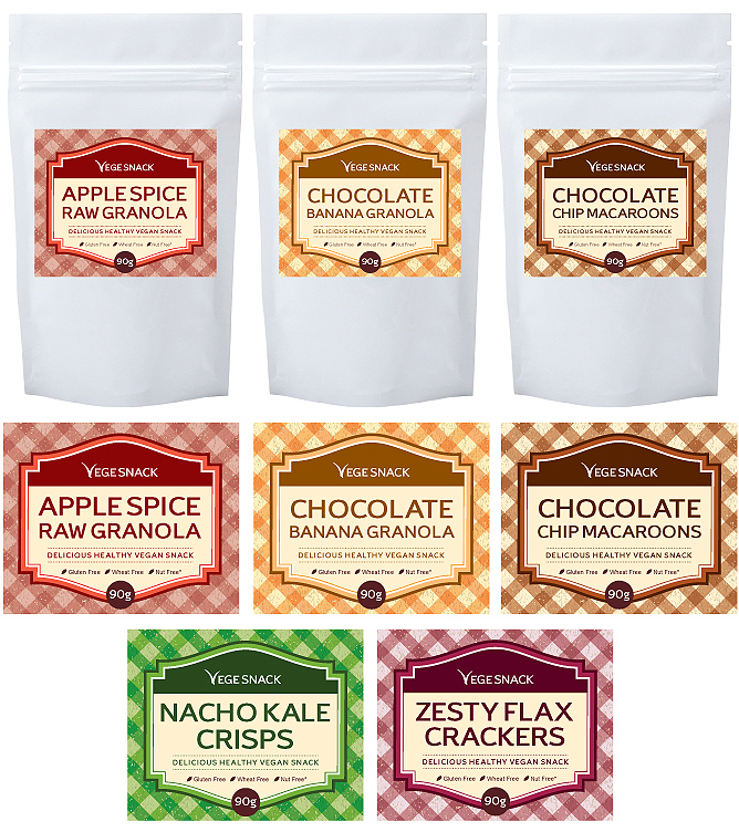 Snack Pack Label Template