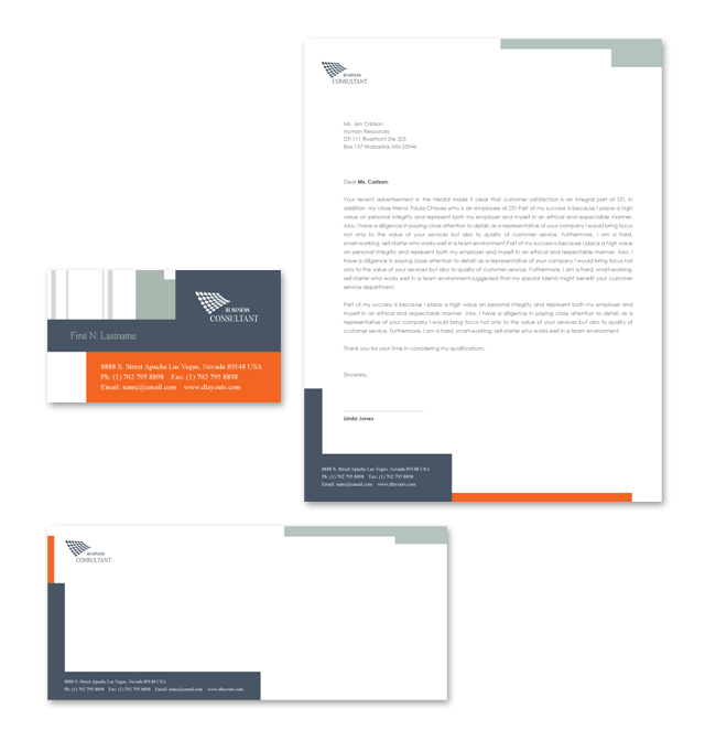 Corporate Stationery Kits Template